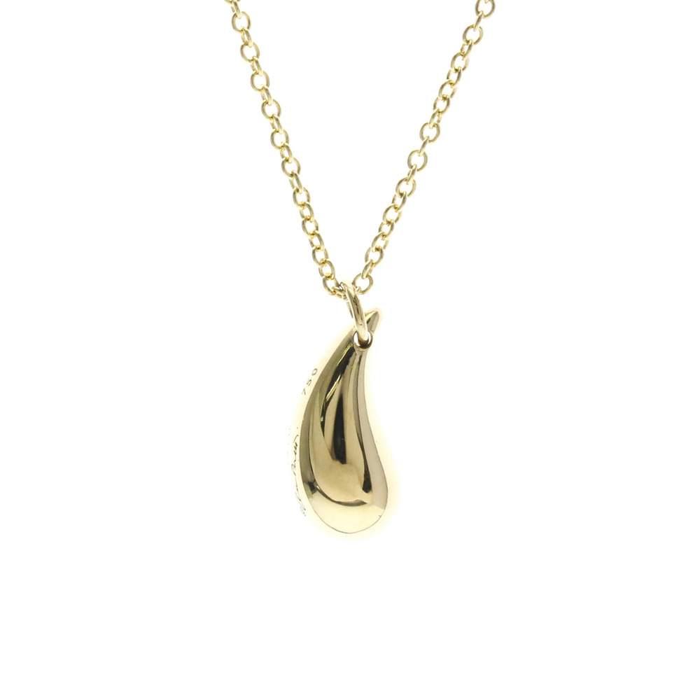 TIFFANY 18k Gold Teardrop Necklace